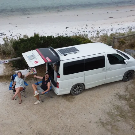 Wicked Campers Ansons Bay camping
